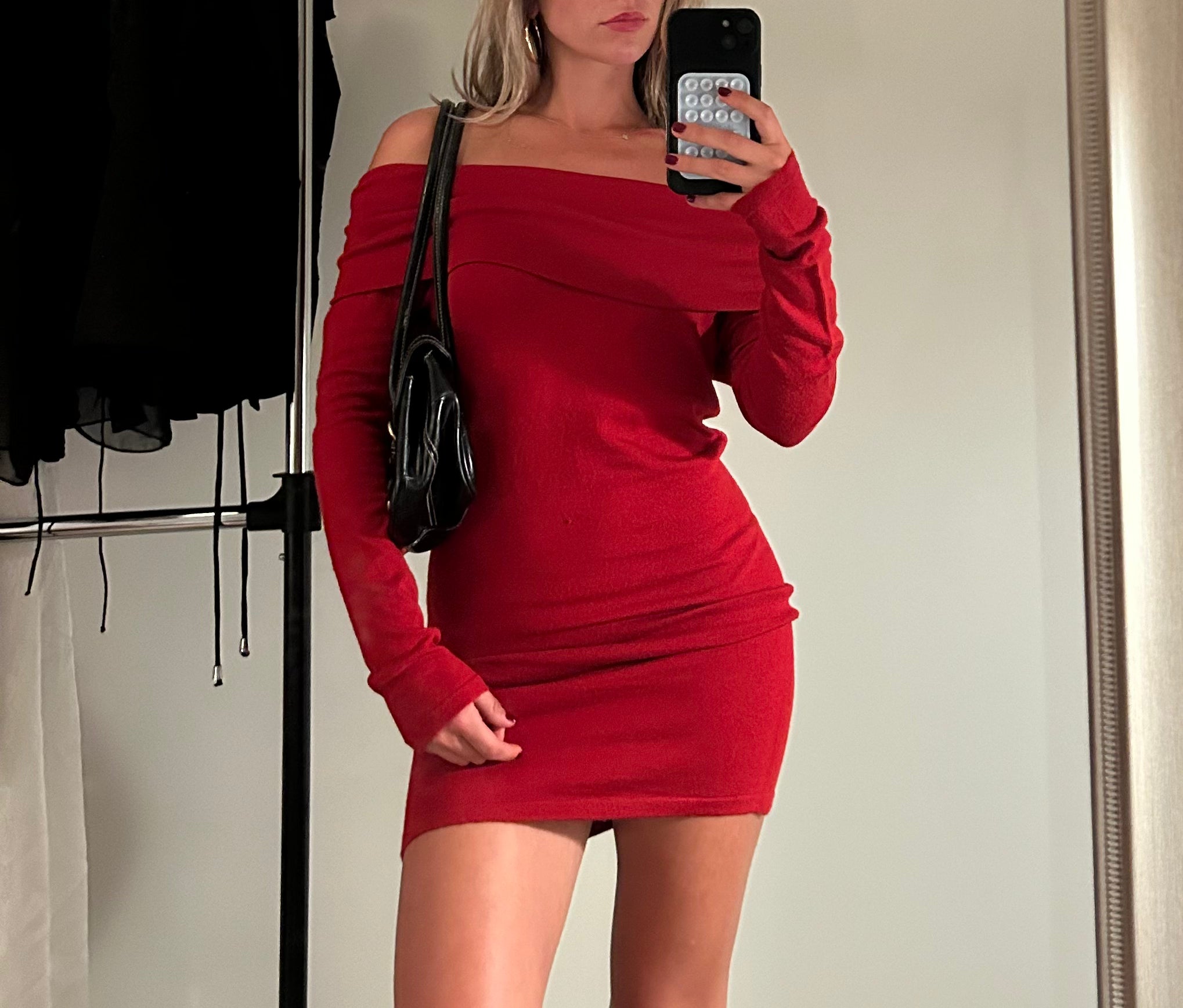 Red Sweater Dress